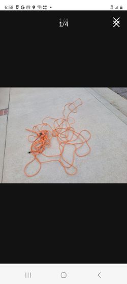 Shipping Available Used Great Condition Heavy-Duty Extension Cord 50 Ft. Orange No Lower Offers Accepted