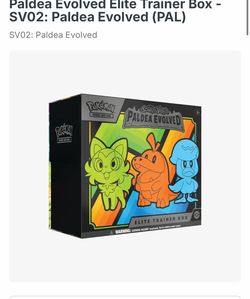 Pokémon Paldea evolved etb
