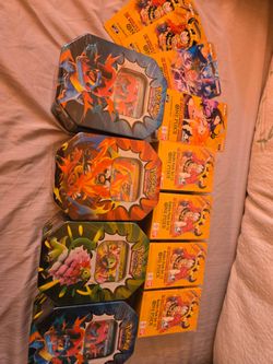 Pokémon Tins and One Piece Card Game Bundle