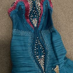 like new prom dress size small with jacket 