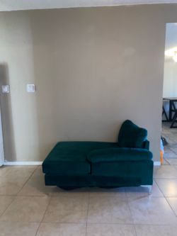 Green couch