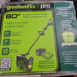 Greenworks electric shovel