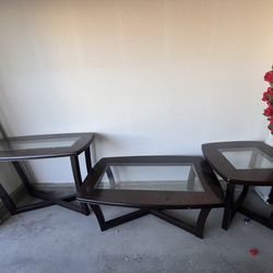 Living room table set