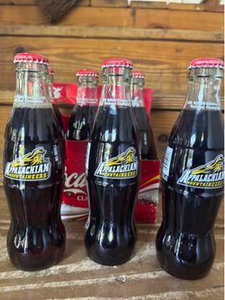 6 pack Commemorative Coke bottles APP State