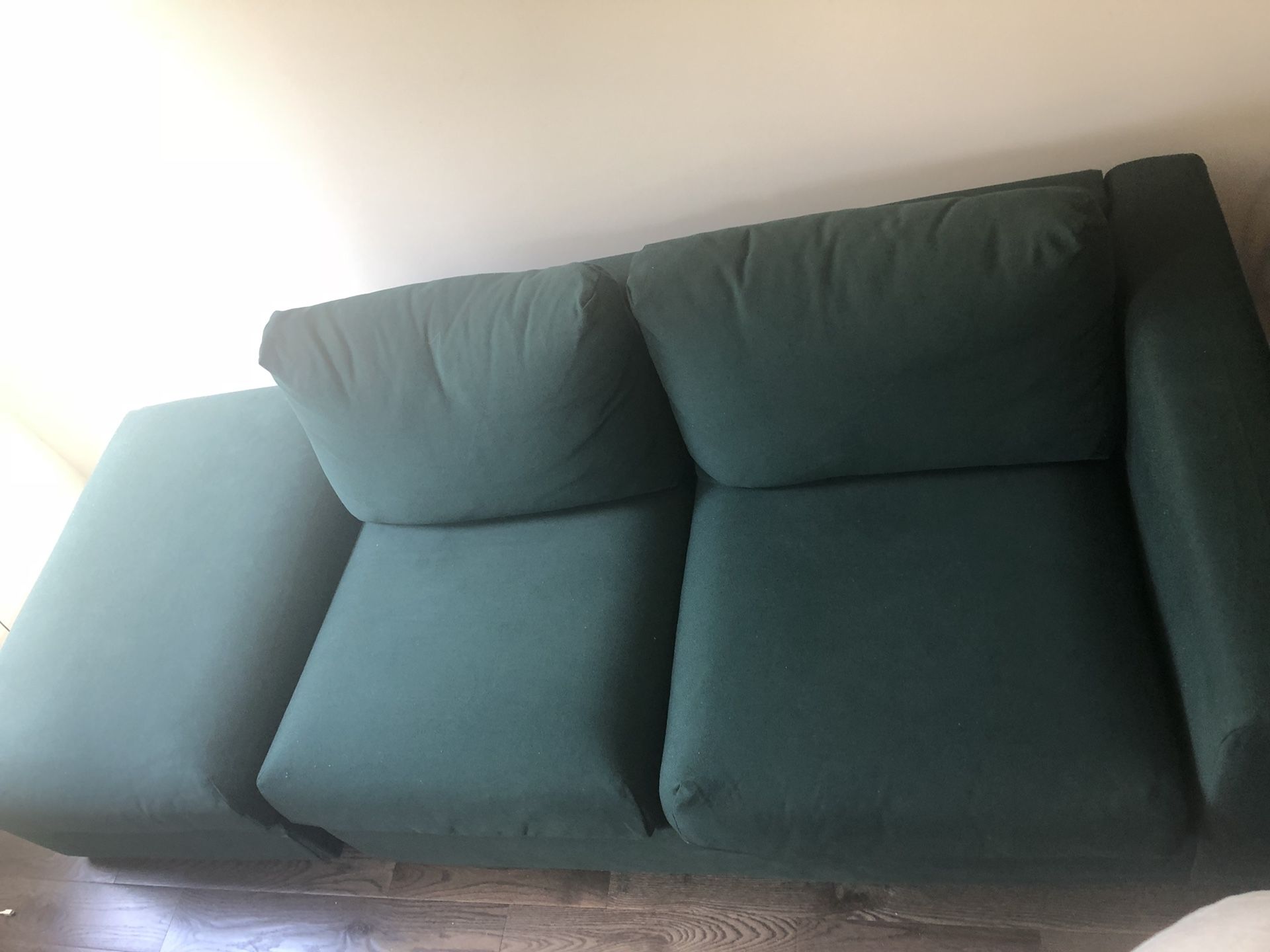 Ikea VIMLE sofa with open end, Gunnared Dark Green for Sale in New York