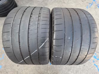 2 USED TIRES MICHELIN PILOT SUPER SPORT 295/30/20