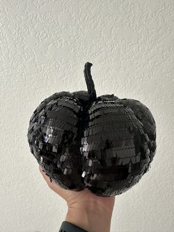 Sequin Black Pumpkin