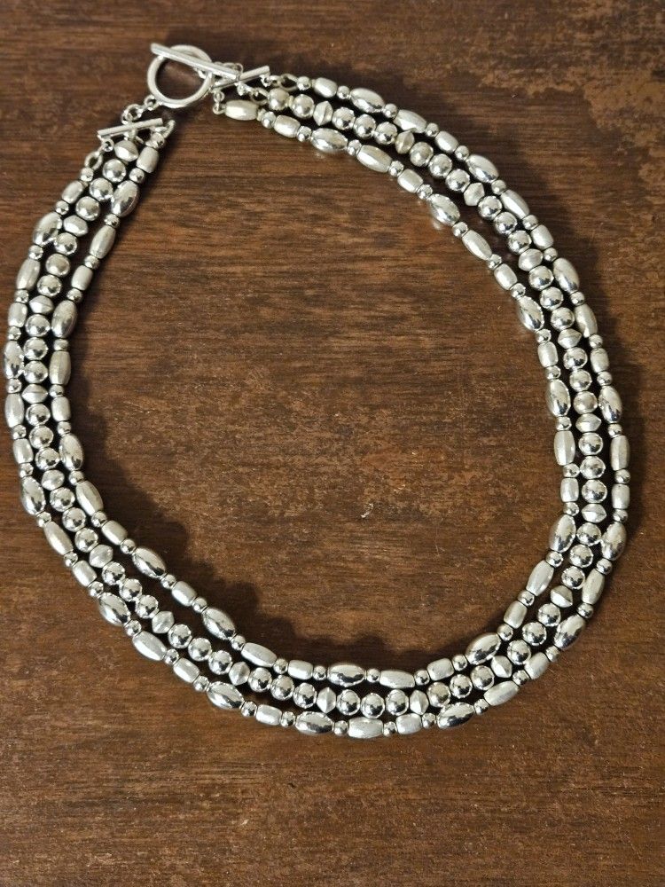 Silver 2 Toned Necklace 