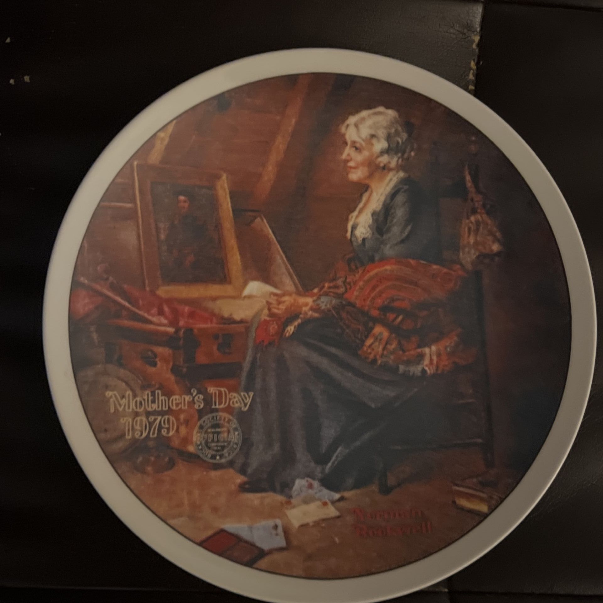 1979 Norman Rockwell Plate “Reflections”
