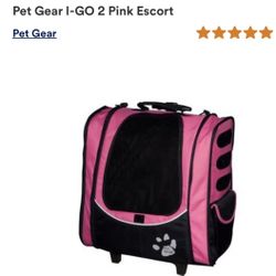 Pet Gear Plus  Dog Carrier. Backpack, Rolling Case