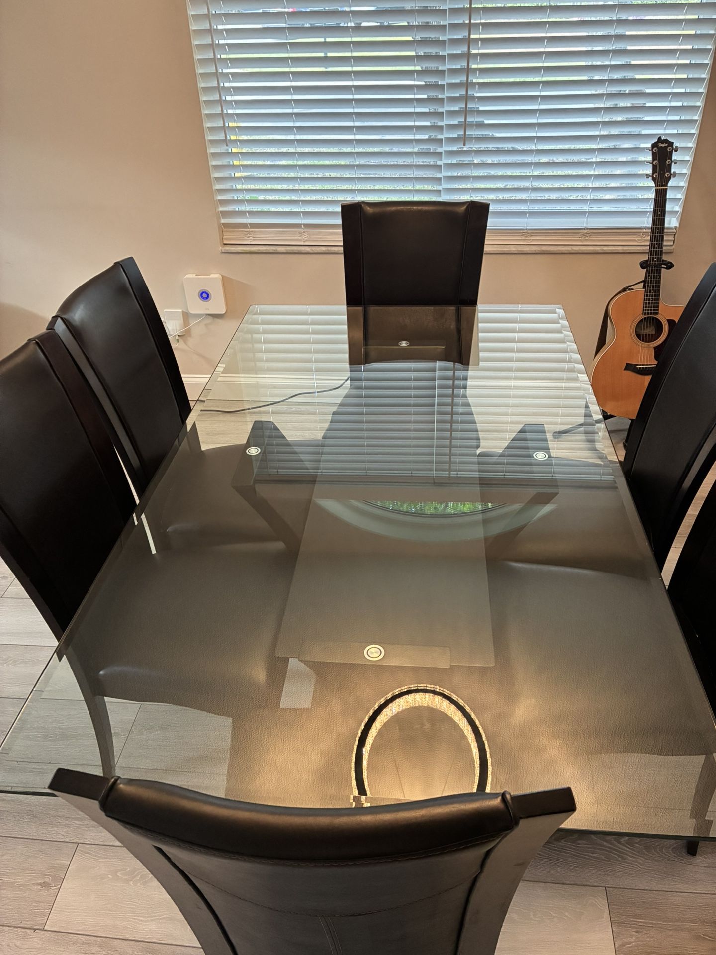 Glass Dining Table With Chairs