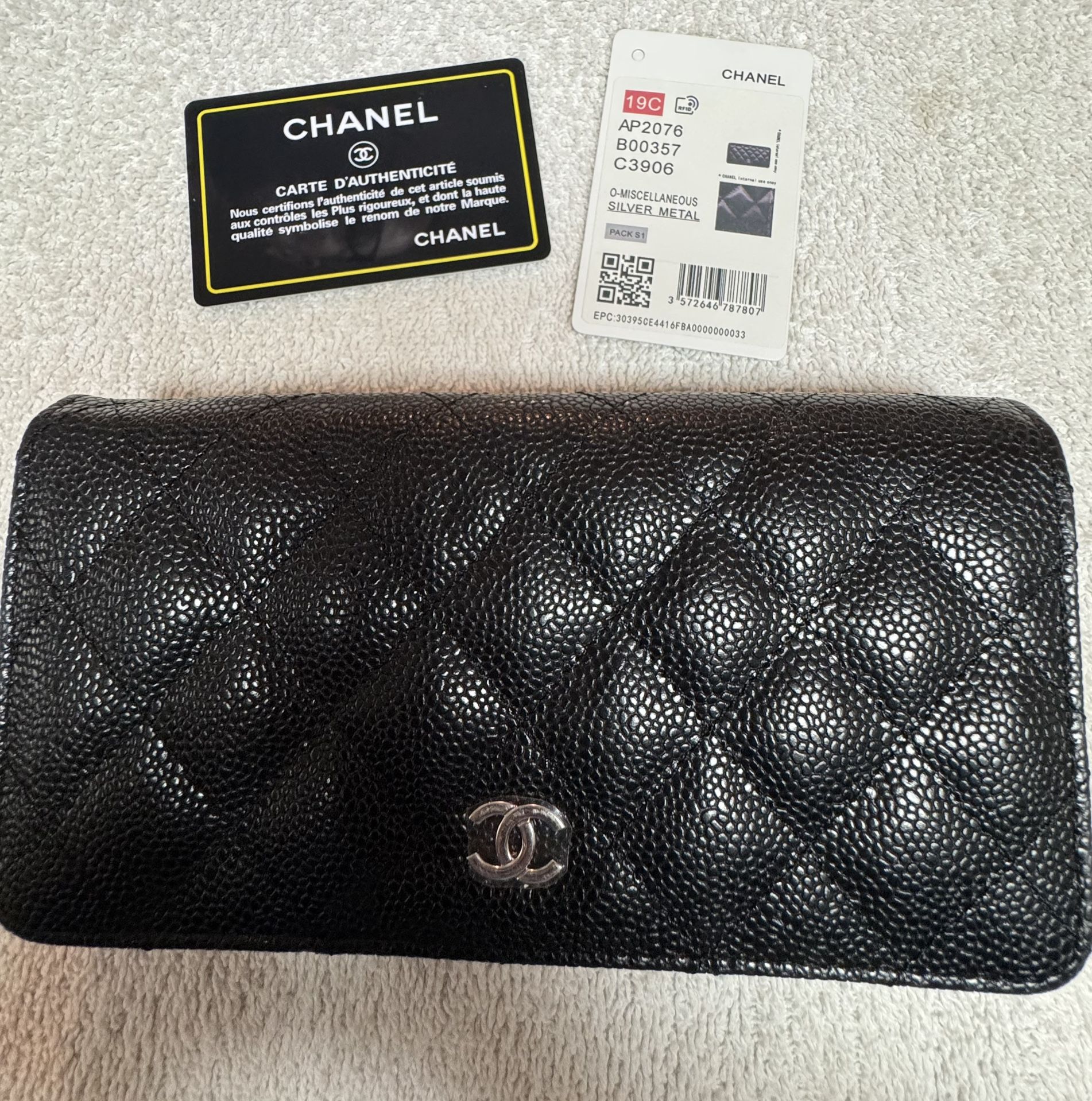 Authentic Chanel Quilted Wallet