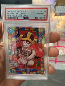 PSA 10 Monkey D. Luffy One Piece Card #110