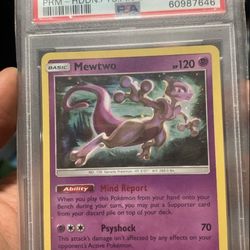 Pokemon Mewtwo hidden fates promo PSA 10