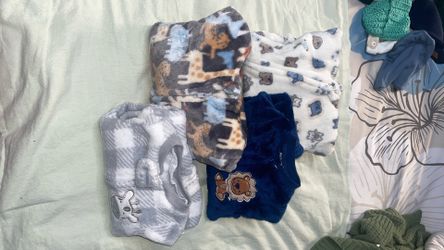 Baby Boy Pajama Bundle NB–6M (Nike + Carter’s + Little Me + Members Mark) 28 pcs