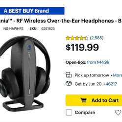 Insignia Headphones 
