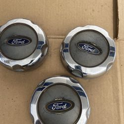 Ford Explorer 02-04 Oem Center Rim Caps 3 Only