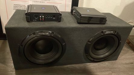 2  10” Alpine system