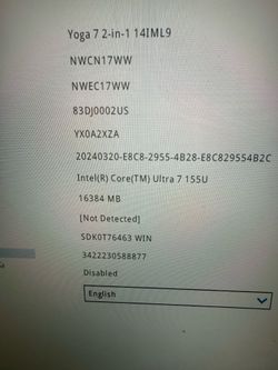 Lenovo yoga 7 14iml9