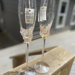 Handblown Champagne Glass, Set of 2