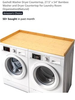 New washer and dryer counter top