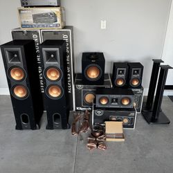 🔊 Klipsch 5.1 Home Theater System w/ Onkyo Receiver – Powerful Surround Sound!