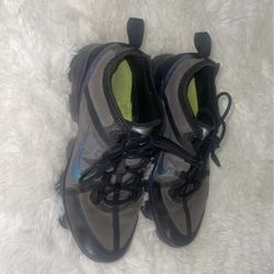 Womens NIKE VAPORMAX BLACK BLUE IRIDESCENT SHOES for