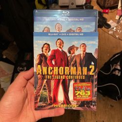 Anchorman 2 Blue Ray Brand New