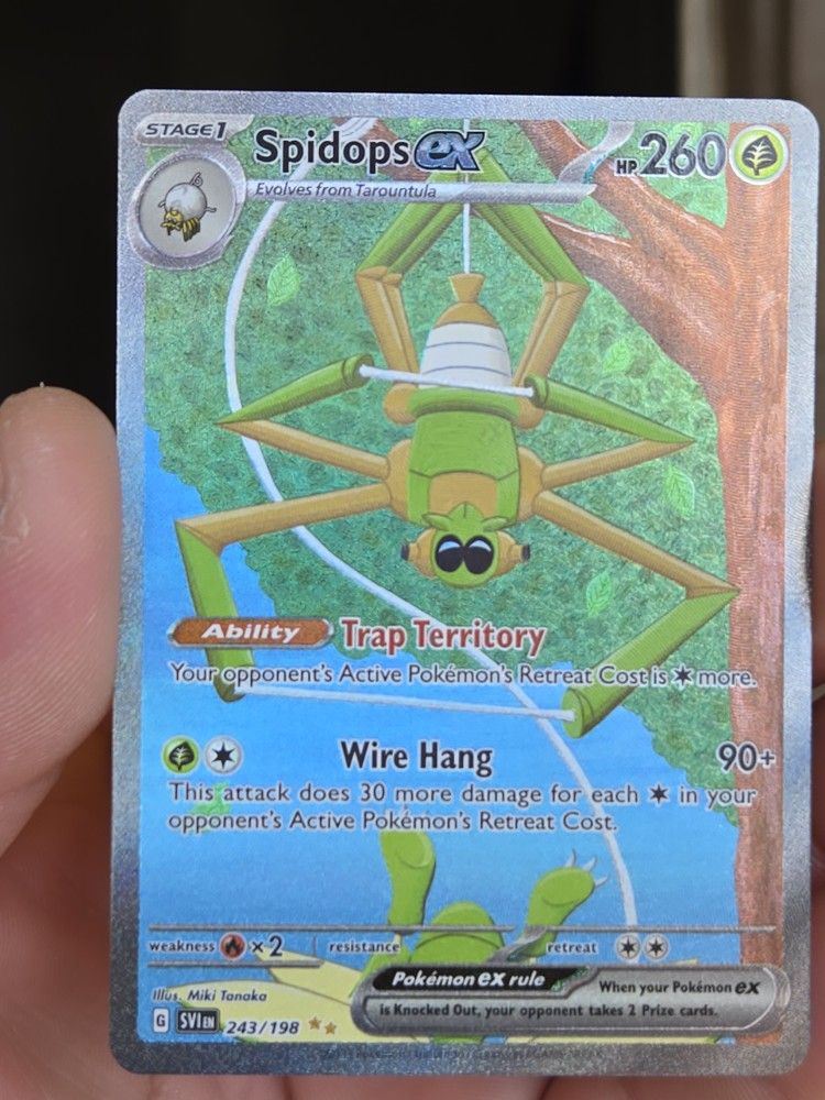 Spidops Ex Pokémon Card 