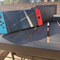 Blue N Red Nintendo Switch Oled 