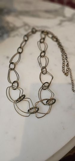 Premier Designs "Silver Splash" Long Link Necklace – 40”