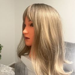 Beautiful Medium Length Blonde/Brown Wig for You or a Perfect Mother’s Day Present