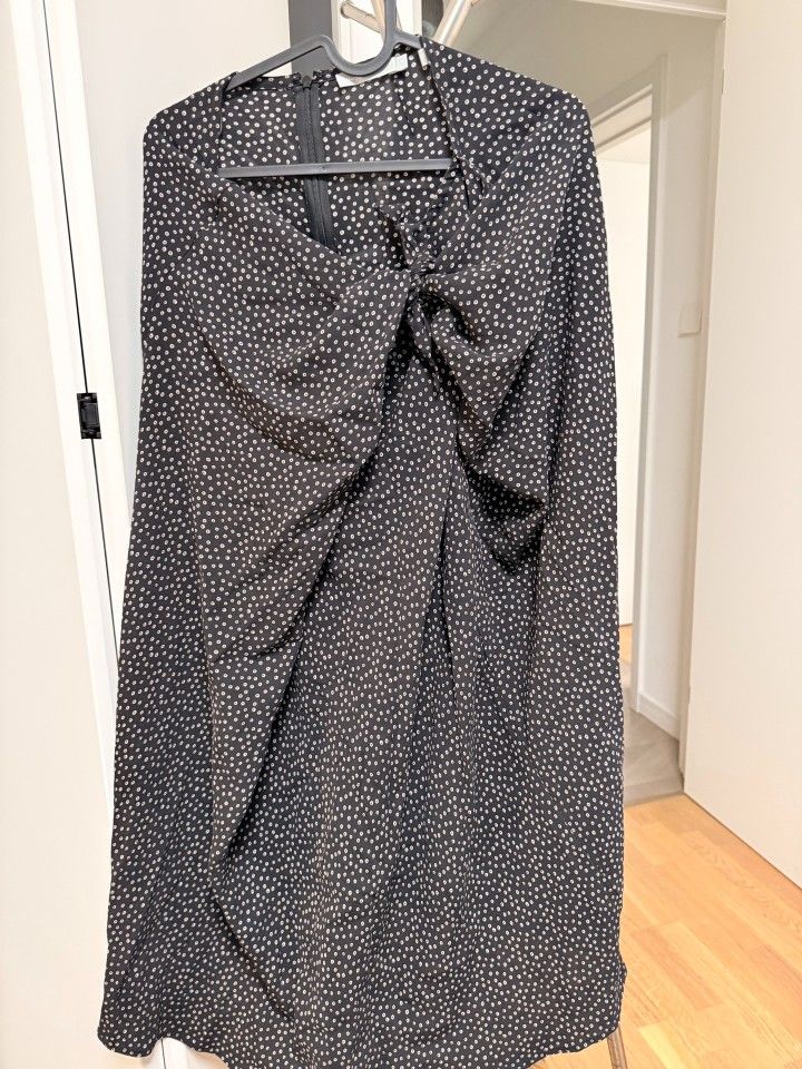 Mulberry silk star polka dot bow skirt Size L
