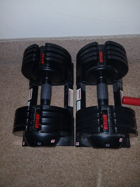 Dumbbell Set With Tray