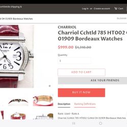 Charriol Woman's Watch