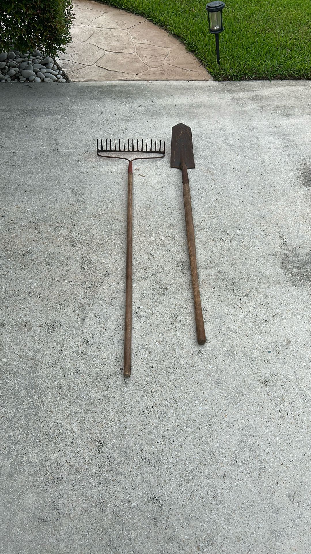 Shovel And Steep Rake