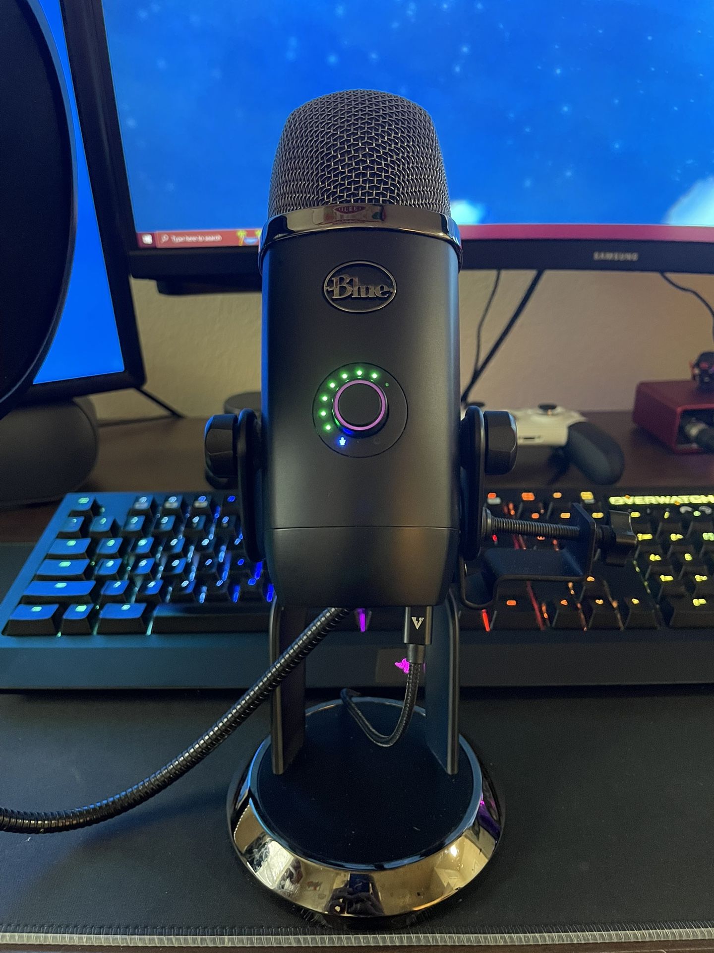 Blue Yeti X USB Mic + Pop Filter – Great Condition – $59 OBO