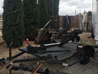 Trailer Utility Homemade With Cart Dolly