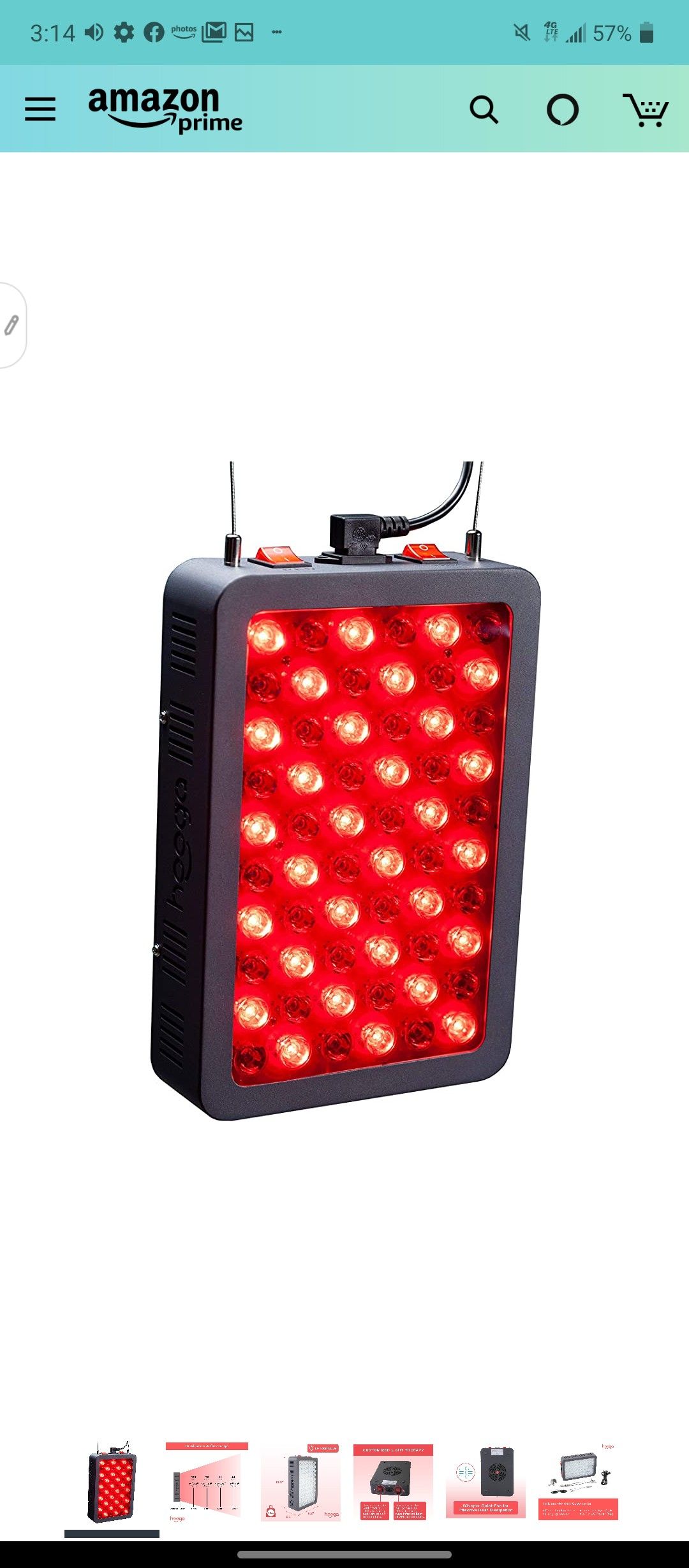 Beauty and health Red light therapy
