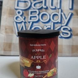 Bath And Body Work Pumpkin Apple Single Wick 
