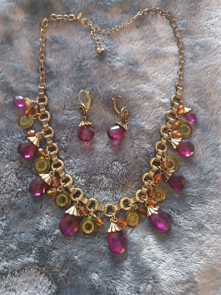 Necklace And Earrings Set