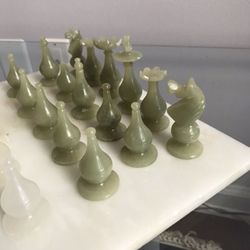 Authentic Handmade Marble Chess Pieces 