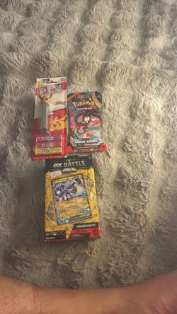 Pokemon Sealed Bundle: Miraidon ex Battle Deck, Chaos Rising Booster Pack & Eevee PEZ