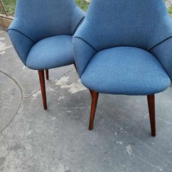 MCM  Style Arm Chairs 
