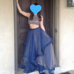 Two Piece Prom Dress