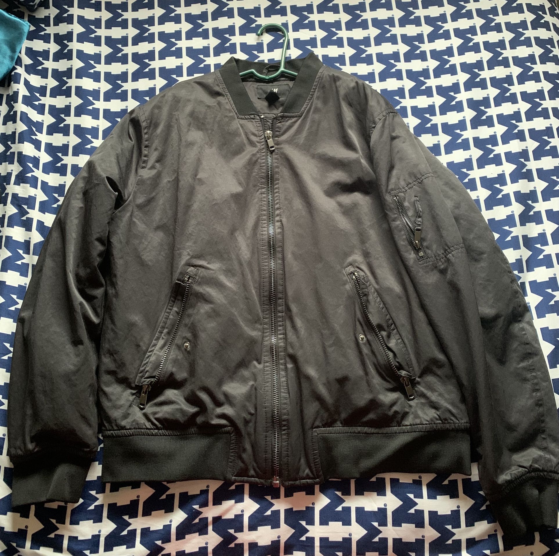 H&M Black Bomber Jacket