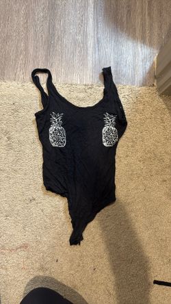 Pineapple Bodysuit Charlotte Russe XS