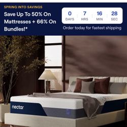 🛏️ BRAND NEW – Nectar Lux Queen Mattress | STILL IN ORIGINAL WRAP