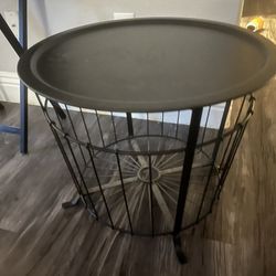 Side Table With Removable Top