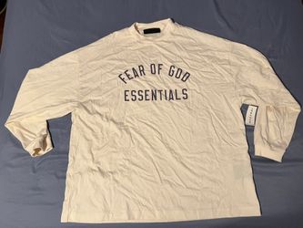 Fear of God Essentials Long Sleeve Tee – Medium – Brand New w/ Tag 🔥